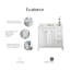 Ensemble de meuble-lavabo simple 36 po Bernardo-1354015971-1345498445
