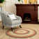 Farmhouse Braided Cotton Earthtone Area Rug