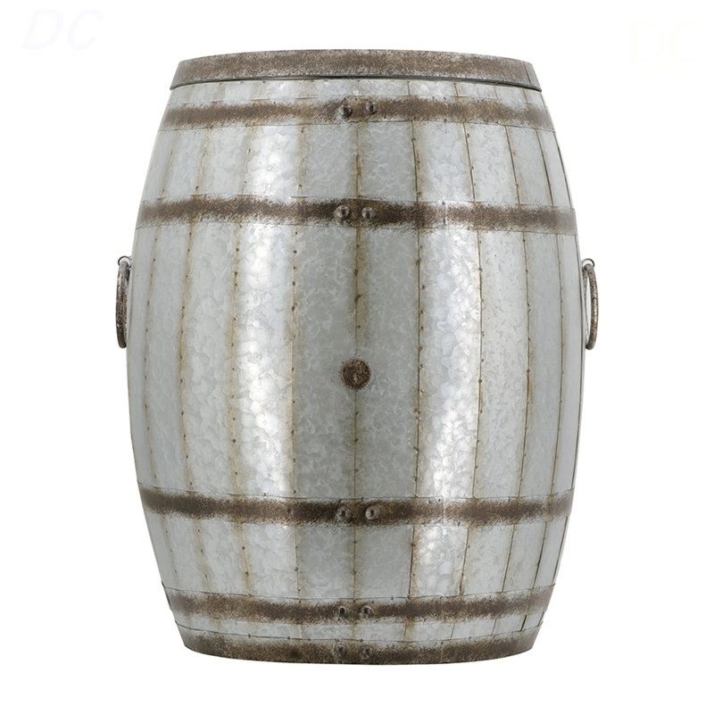 Table d'appoint tambour 22,5 x 22,5 x 26 po, table