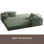Canapé-lit convertible de 78,7 pouces avec coussin cylindrique, canapé-lit pliant en chenille avec, canapé-lit pliant avec poche latérale, canapé-lit pour salon-1699399235