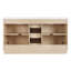 Meuble-lavabo à double cuve 59 po avec lavabo Smc 59 po, 4 portes et 3 tiroirs, meuble-lavabo moderne en bois MDF avec tablettes ajustables