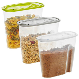 2.5/3.5/5.5KG Plastic Rice Bucket Bulk Cereals Jars Grains Storage Box Case  Food Container
