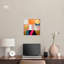 Art géométrique abstrait sur toile, chiffres géométriques en 2 dimensions par Art Remedy-104337725-104337734