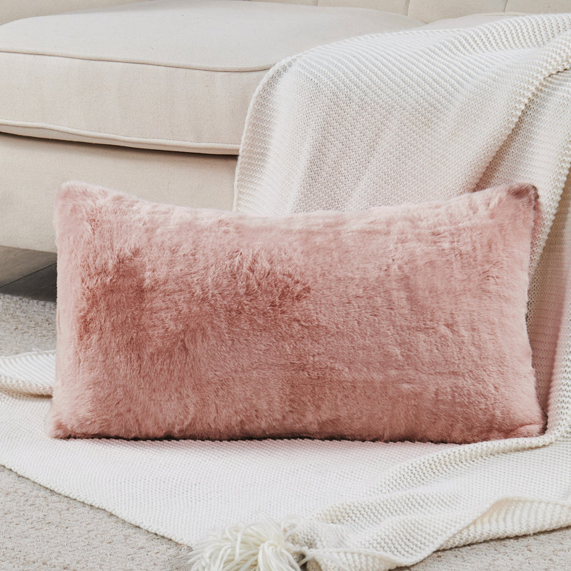 Housse de coussin carrée, Fumée rose