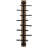 8 - Bottle Wine Bottle Rack in Black and Brown