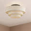Très grand semi-encastré 4 lumières Ashani-122725081