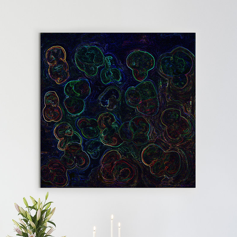 Particles 5 Painting by Irina Gorbman, 36" H x 36" W