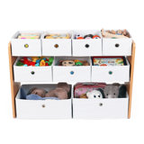 Milas Fabric Multi-Bin Toy Organizer