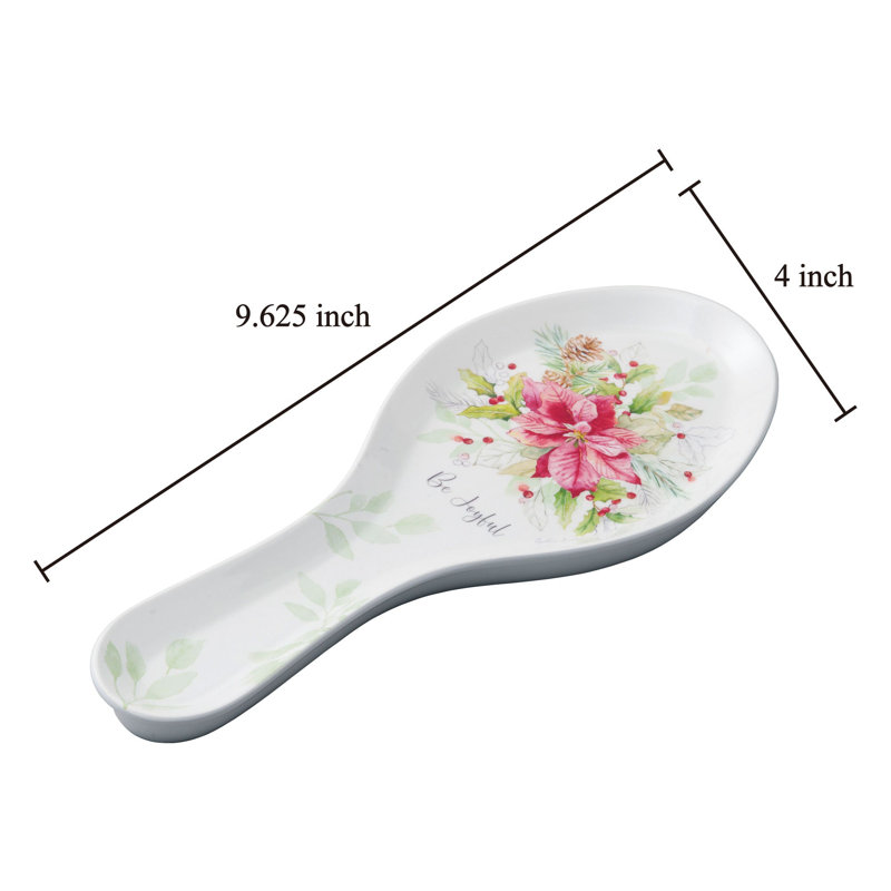 2-Piece Joyful Holiday Spoon Rest