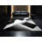 Soft Plush Ealey Modern & Contemporary Checkered Area Rug in Black – Black Binding-1203589103