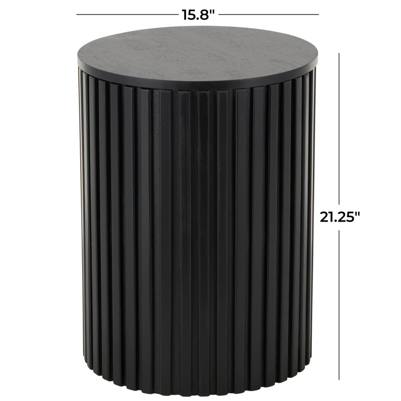 Table d'appoint Cole and Grey, Noir, noir, noir, noir