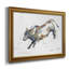 Modern Bull Study II - Peinture sur toile encadrée-573587750