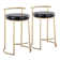 Upholstered Counter Stool with Metal Frame