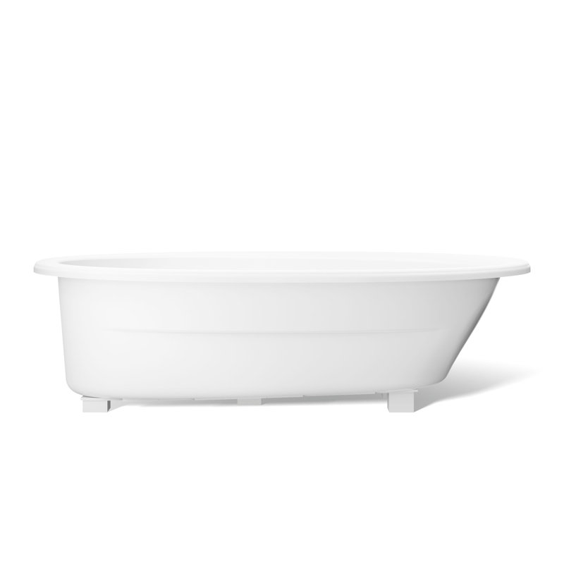 Sunward 72" x 42" Soaking Bathtub, White