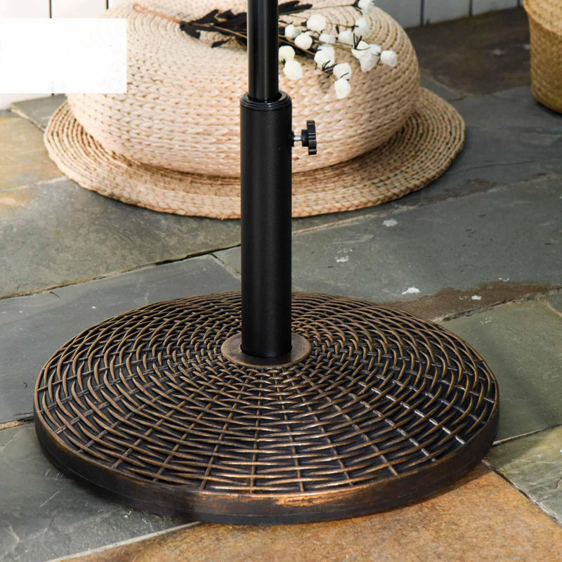 Round Cement Parasol Base
