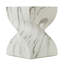 Table d'appoint décorative imitation ciment, sans assemblage requis. Petite table ronde moderne idéale pour l'extérieur ou le décor de bureau.-1371295178