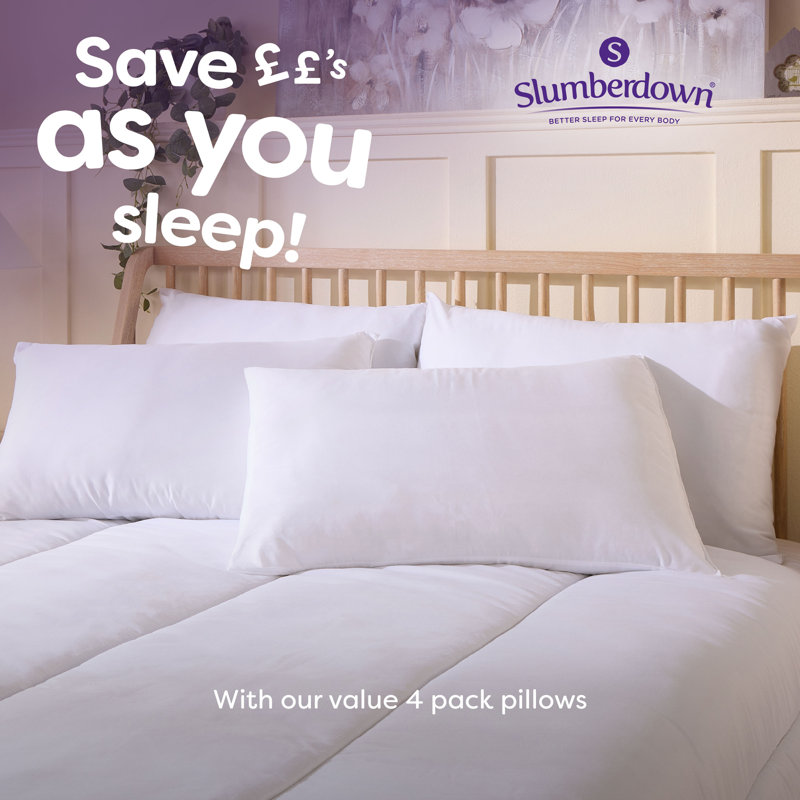Super Support Climate Control Pillows Side Sleeper for Neck Pain 48x74cm (set of 2)