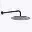 Metro 2-3 Way Thermostatic Trim Complete Shower Set - Wall Mount - 12" Brass/Matt Black