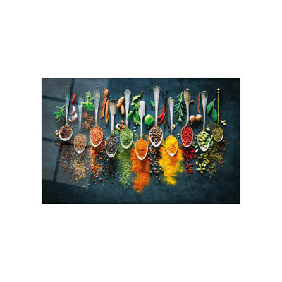 Elegant Decorative Tempered Glass Painting, 18.1 x 28.3 inches | 100% Tempered Glass, Thickness: 0.16 inches | Stunning Artwork for Home Décor, Living Room, & Office Spaces, Durable & Easy to Clean