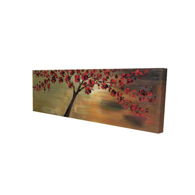 Arbre à fleurs rouges - Décorations de bureau en toile