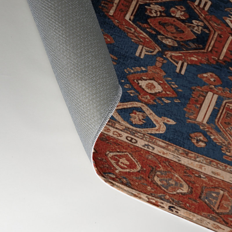 Tapis turc intérieur et extérieur brun, Rectangle 5 pi x 7 pi