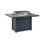 Donoma Rectangular Dining Fire Pit Table