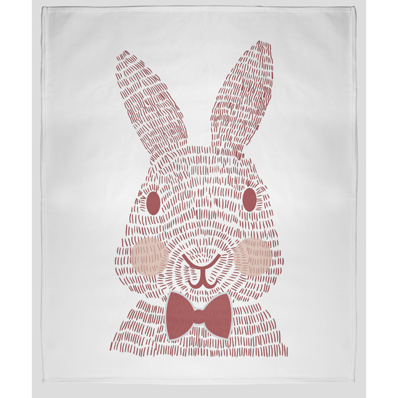  Couverture polaire monochrome, 50 po x 60 po, Rouge
