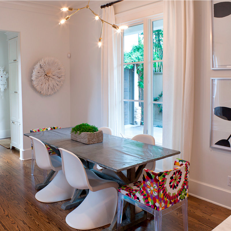 17'' H Stacking Side Chair, White