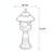 Aurelius 23" Traditional Outdoor Post Lantern