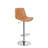 Kareema Swivel Upholstered Adjustable Height Counter Stool with Metal Frame-688602050-764305737