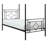 Twin Canopy Bed with Metal Frame