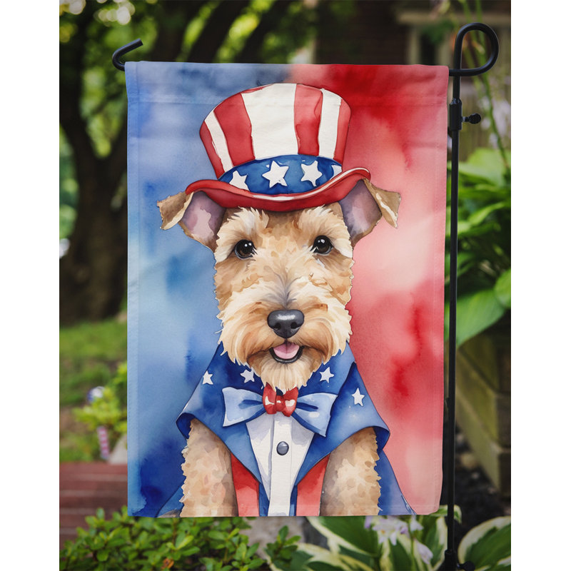 Drapeau patriotique du jardin américain, Lakeland Terrier