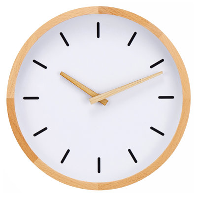 Donner Solid Wood Wall Clock