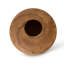 Lightning Brown 6" Wood Table Vase