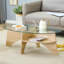 Table basse ovale en verre trempé-1386021883