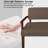 44.29"W Upholstered Dining Bench with Back for Living Room,Bedroom,Office,Entryway-312232038
