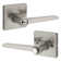 Daylon Safelock Keyed Door Lever with Square Rosette