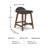 Munana Upholstered Counter Stool with Solid Wood Frame-87749362