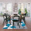 Tapis turquoise Aiyah-875745499