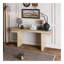Console très large en placage de bois véritable de 66 po, canapé minimaliste derrière le canapé pour le vestibule, le couloir, le salon, le bureau à domicile, chêne vieilli-323372402