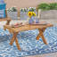 Table basse de style rustique, table basse