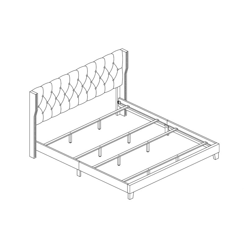 Osoba Upholstered Standard Bed, Full/Double