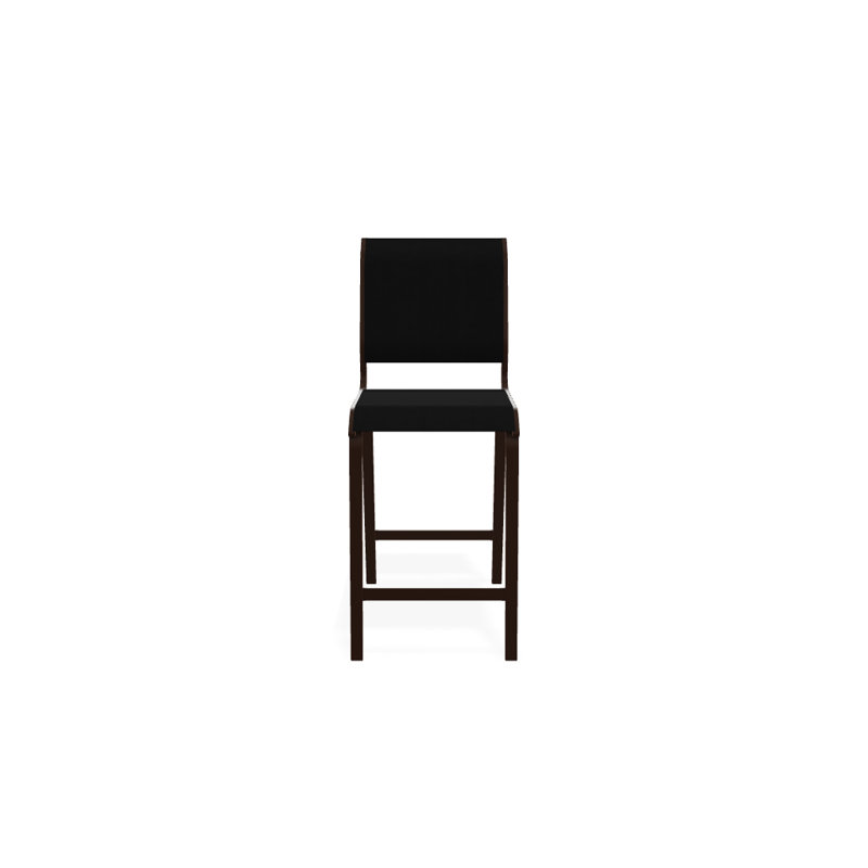Tabouret de bar 26 po Holna, Noir 5D Sunbrella®, Kona texturé