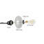 Carytown 1 - Light White Single Pendant