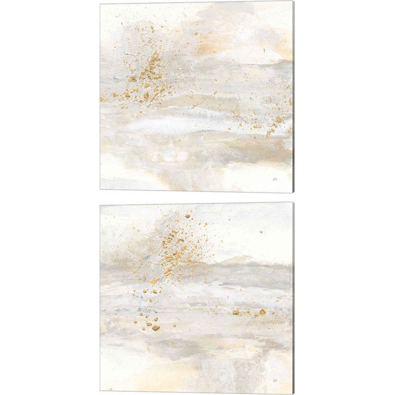 «Winter Gold» par Chris Paschke, art sur toile (ensemble de 2)