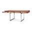 Placage en noyer Naver, bureau, bureau, bureau en bois, bureau moderne, bureau