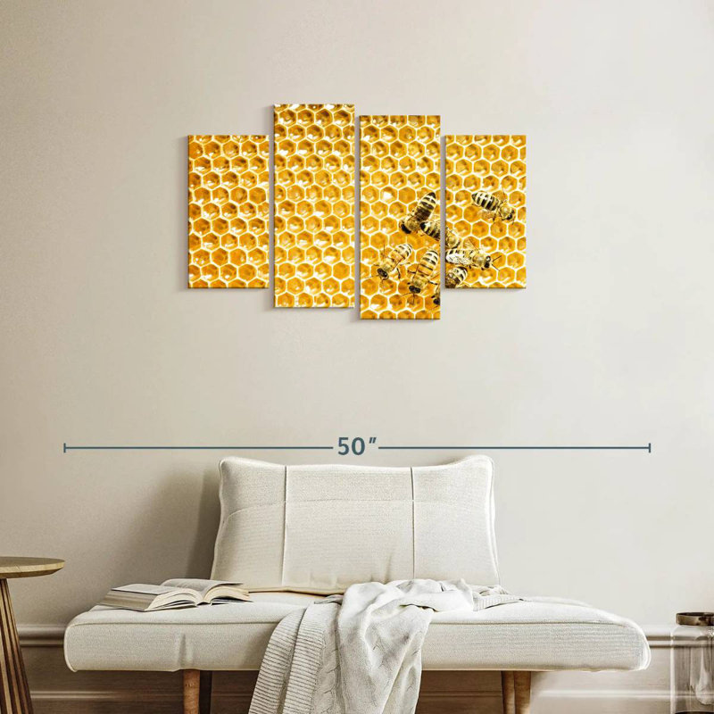 Abeilles Brampt, H 22 po x l 36 po
