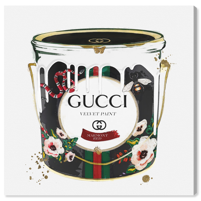 Pot de peinture Fashion and Glam Velvet Marmont - impression, Toile tendue, H 30 po x l 30 po