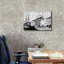 «Copenhagen Affiche Black and White» par Linda Woods, estampe numérique sur toile-954605747