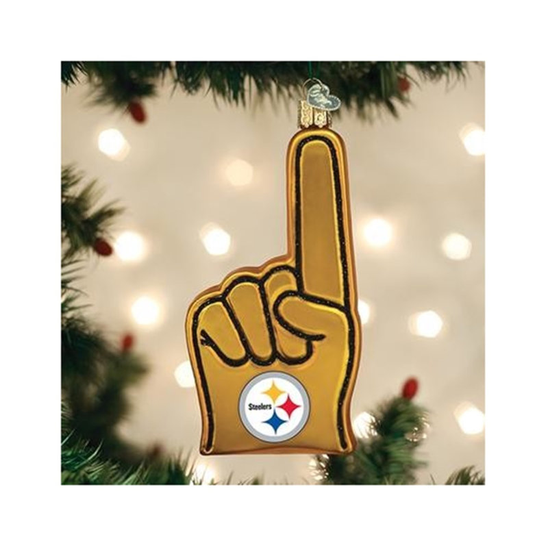 Ornement suspendu en mousse NFL, Pittsburgh Steelers